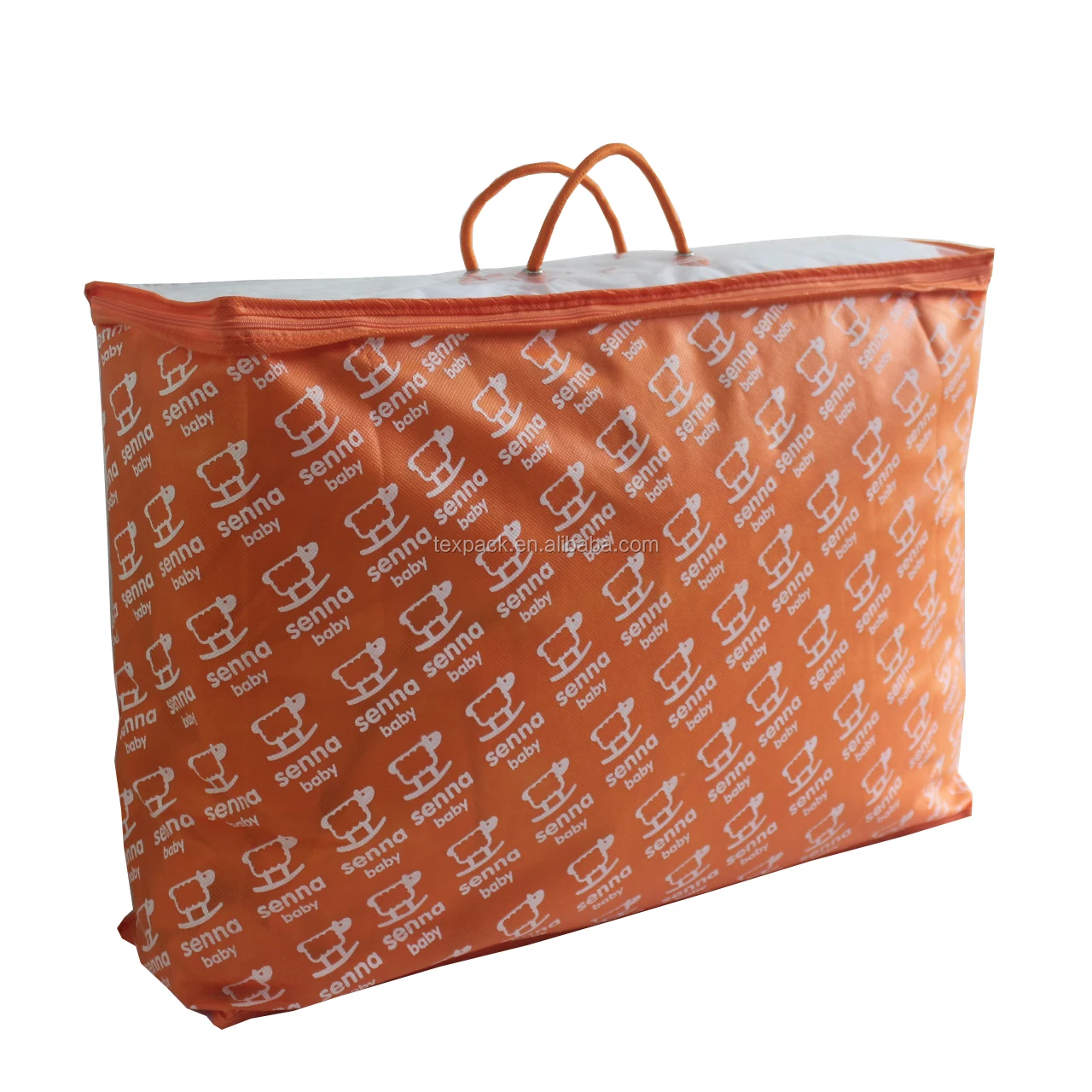 Texpack Oem Clear Pvc Zipper Quilt Comforter Blanket Wire Bag With