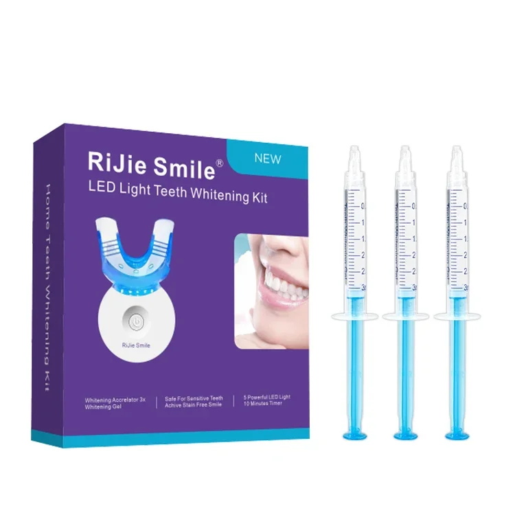 

Smile Whiter Teeth Whitening Kit With Private Label teeth whitening led kit with led light and gels