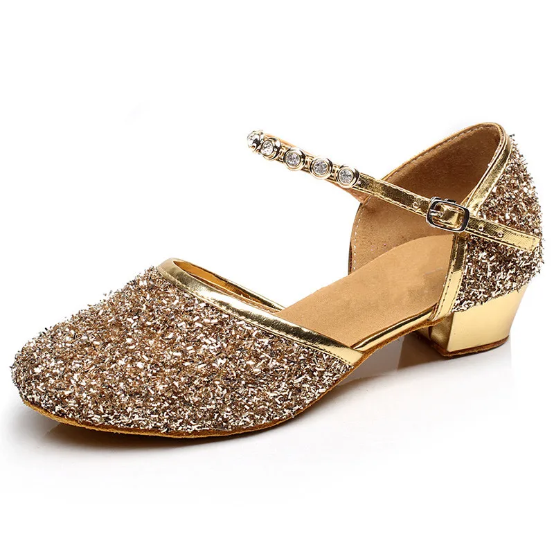 

Girls Mary Jane Bow Low Heels Princess Dress Shoes Kids Shiny Wedding Party Shoes, As show