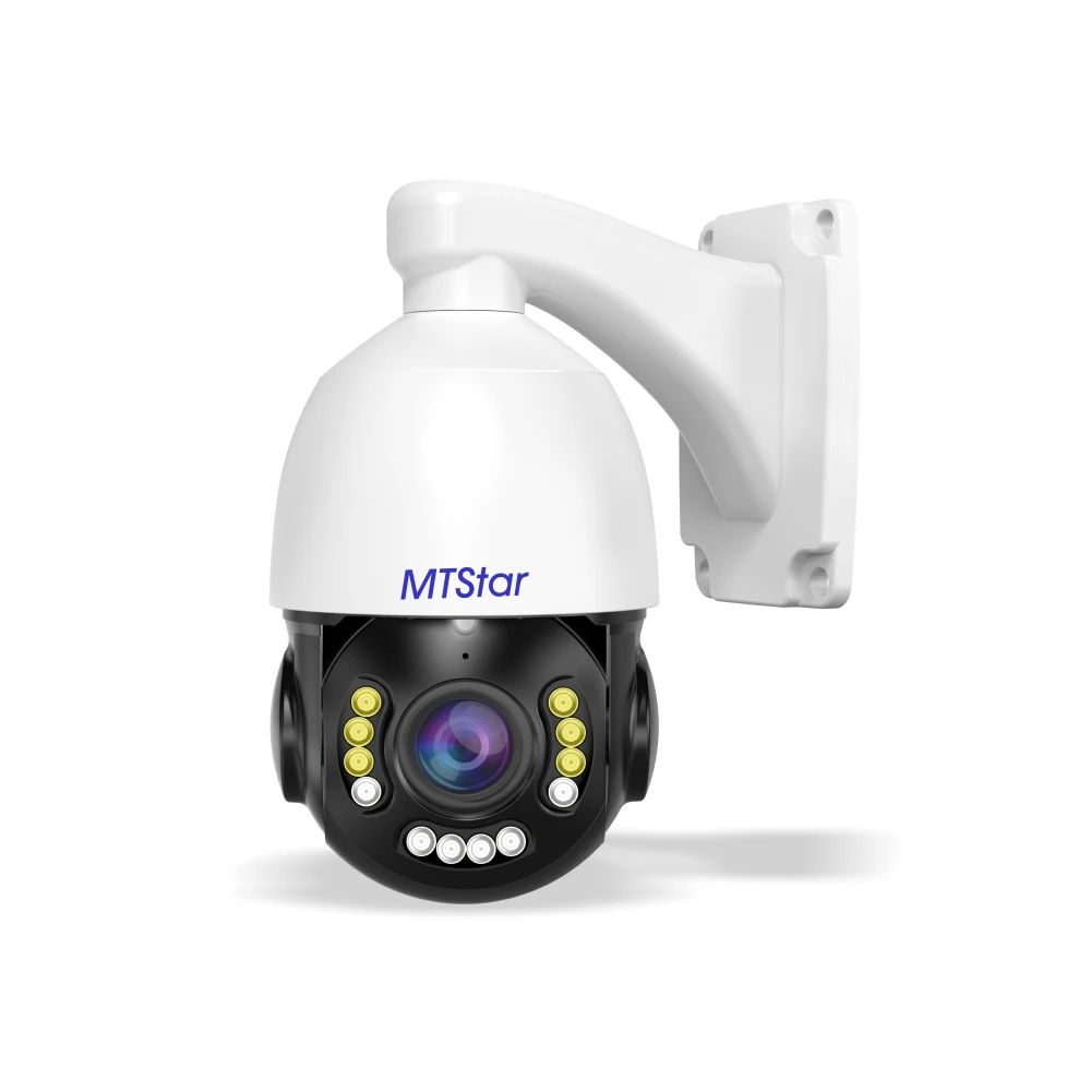 

MTstar 2022 Outdoor Weatherproof 8MP 4K HD PTZ Camera 8MP 30X IR 100M CCTV Night Vision PTZ Camera