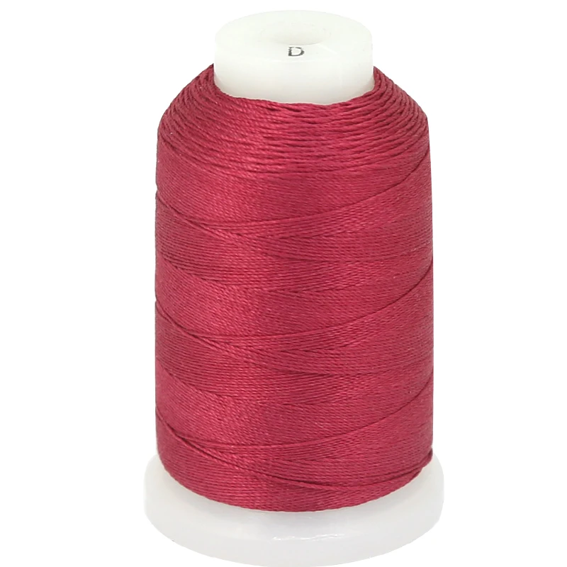 

Hobbyworker 260 Yards Handmade Custom 100% Silk Natural Jujube Red Silk Cord for Jewelry