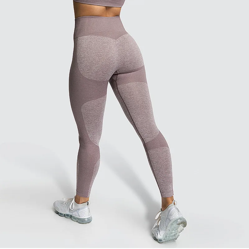 

Wholesale Supplier Knitted Women's Plus Size Trousers Tight Skinny Fitness Active Wear Ioga Sports Leggings Sweat Yoga Pants, 5 colors