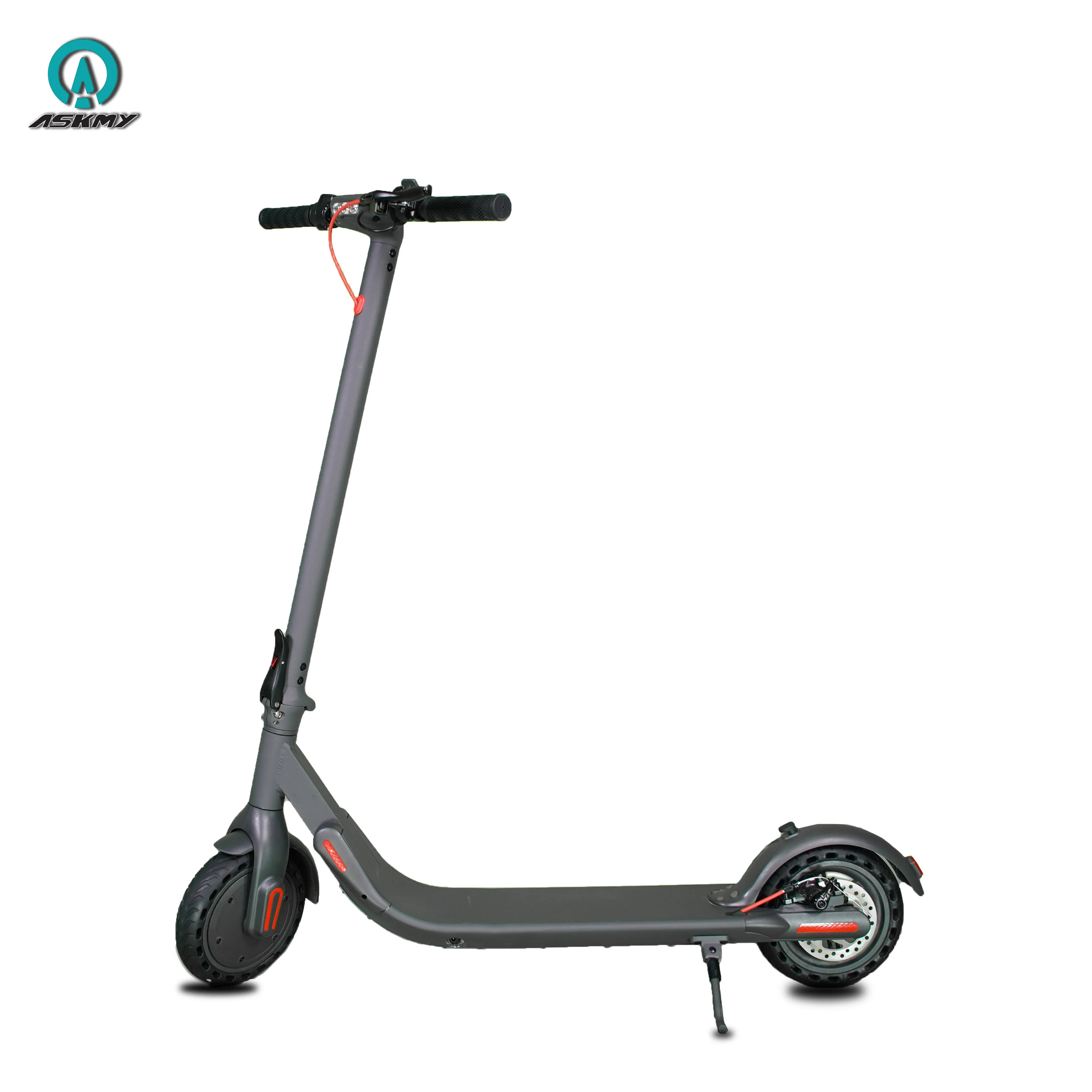 

ASKMY Shenzhen Pedal 350w European Warehouse Alloy Aluminum Adult Electric Scooter Cheap Pure Electric Scooter
