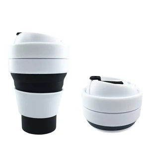 Image of Good quality practical silicone portable silicone folding cup for outside