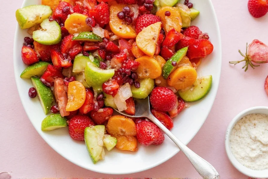 Savory fruits in a bowl