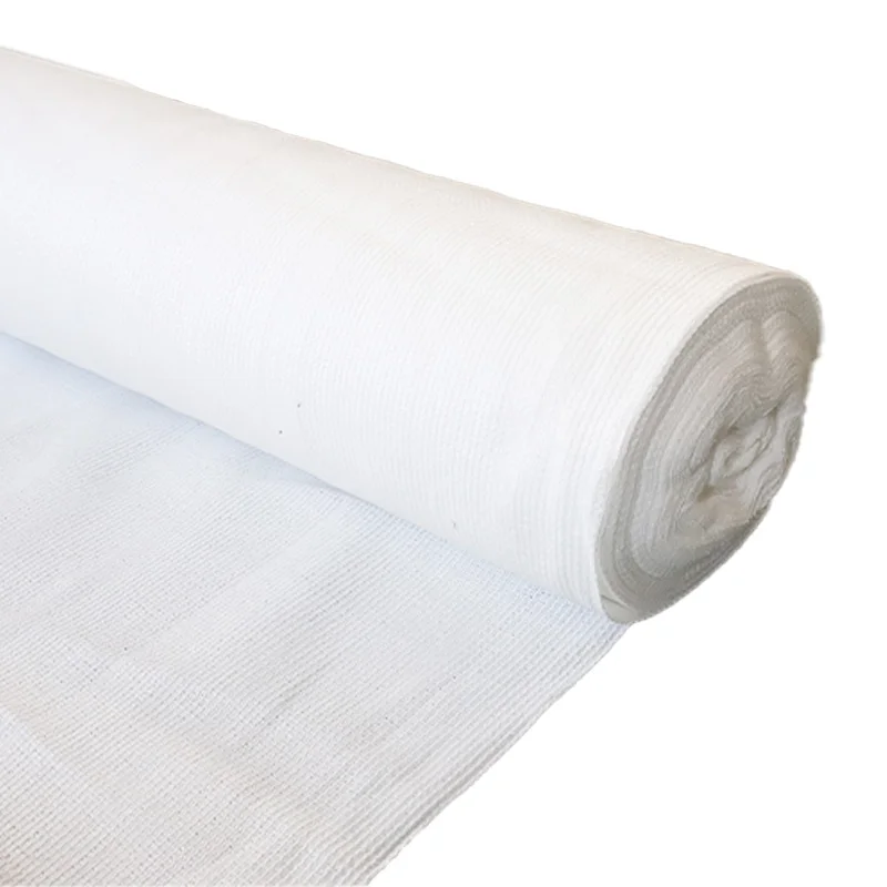 White HDPE Sunshade Sunscreen Net Raw Roll Materials Wholesale  Canopy Balconies Courtyard Circular Forest Sunshade Net