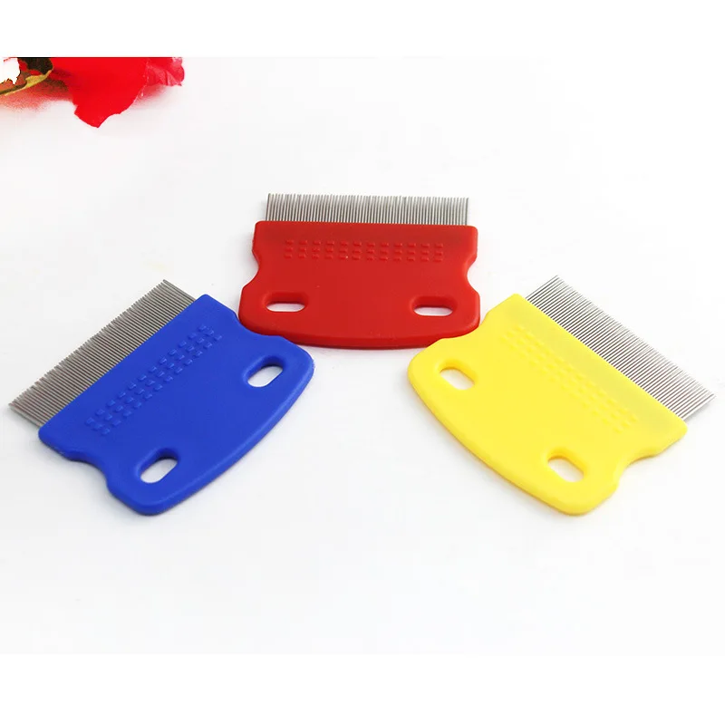 

Hair Terminator Lice Comb Free Rid Super Density Teeth Remove Nits Comb Hair Tool Stainless Steel