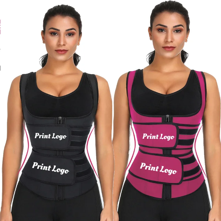 

Custom Logo Service Bdoy Shaper Steel Boned Waist Trimmer Vest Waisttrainer Shaper Women