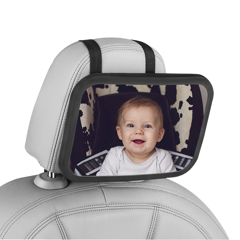

Amazon Hot Selling Baby Car Mirror 360 Rotating Baby Rear View Mirror Clear View Baby Car Safety Mirror