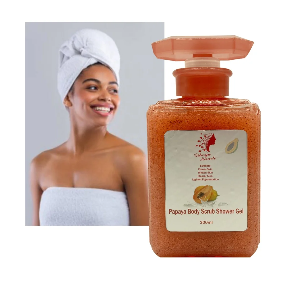 

Skin Peeling Gel Firmer Whiten Clearer Skin Lighten Pigmentation Radiant Skin Exfoliating Papaya Body Wash Scrub Shower Gel