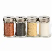 

Hot selling glass spice shaker /salt grinder glass/salt pepper spice shaker