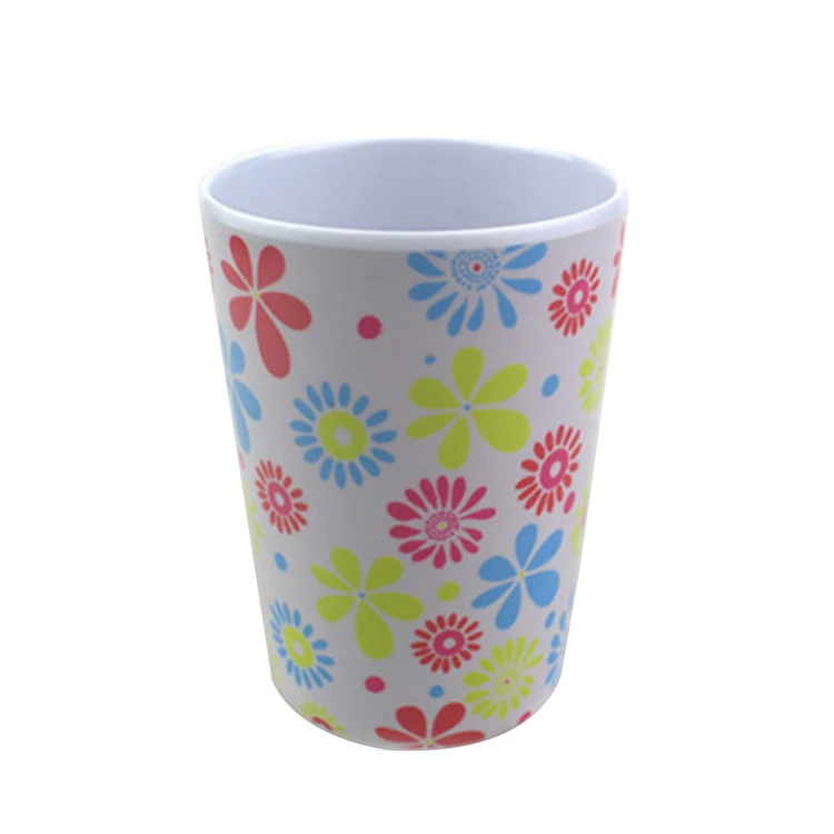 

Novelty Wholesale New Unbroken Cartoon Cute Patterns Melamine Drink Water Ripple Cup Cookware Cup