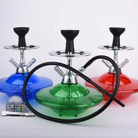 

New cute hookah shisha UFO shape shisha led light wholesale