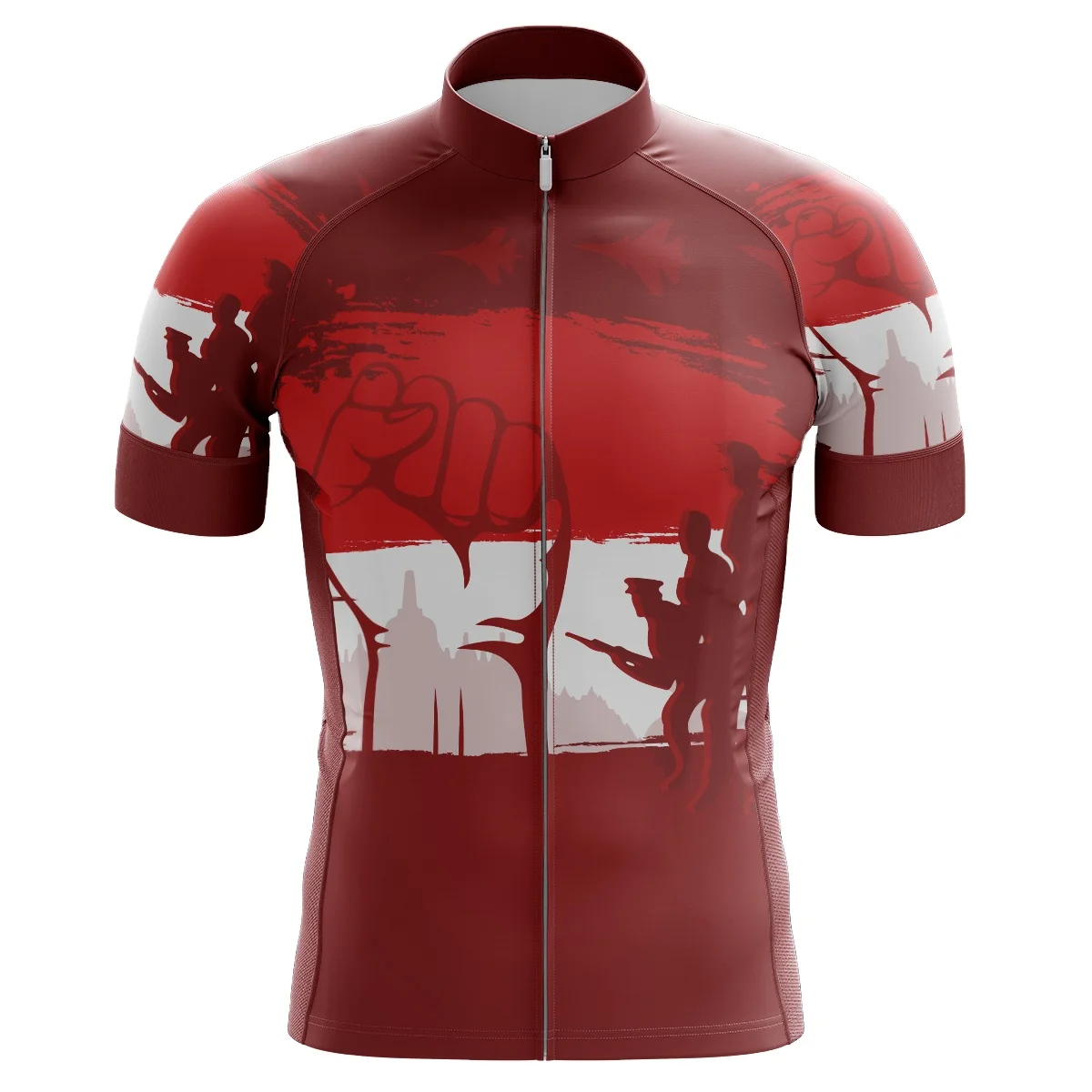 

HIRBGOD TYZ840-01 Indonesia Country men's custom bike cycling wear bicycle fabric cool wholesale trek cycling jersey