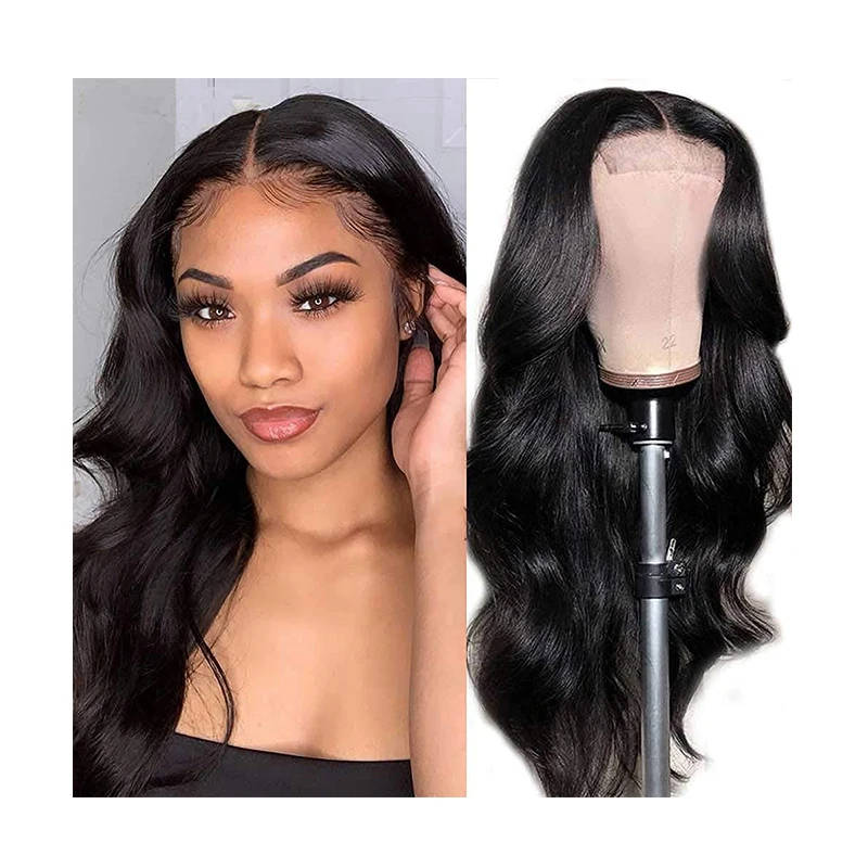 

12A Raw Indian Hair HD Lace Frontal Wig Brazilian Virgin Swiss Lace Closure Front Bone Body Wave Human Hair Wigs For Black Women