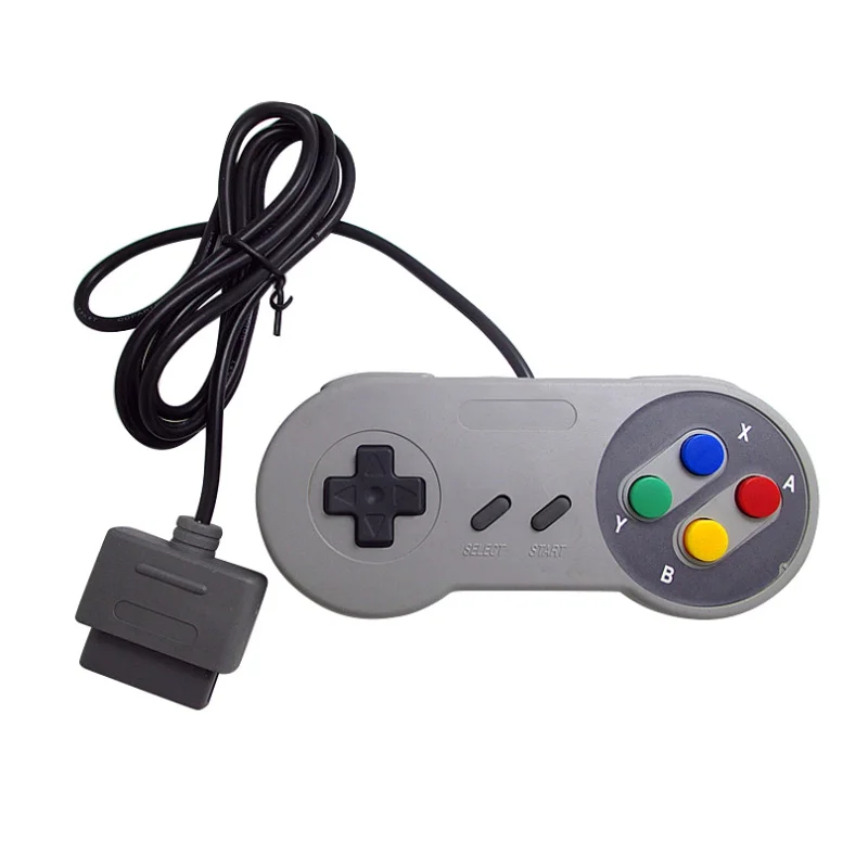 

Hot Replacement Game Controller For Nintendo SNES For SNES Console 16 Bit Controller Control Pad