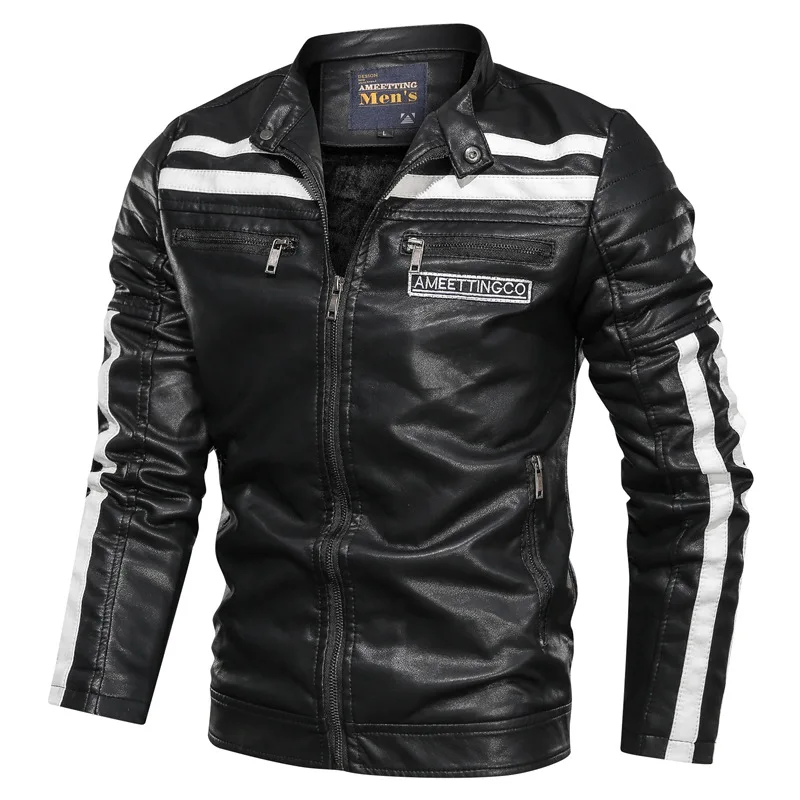 

High Quality Motorcycle Bike Riding Leather Coats Jackets Giacca Chaqueta Moto Ledar Race Jacket Men Water Proof Jackets