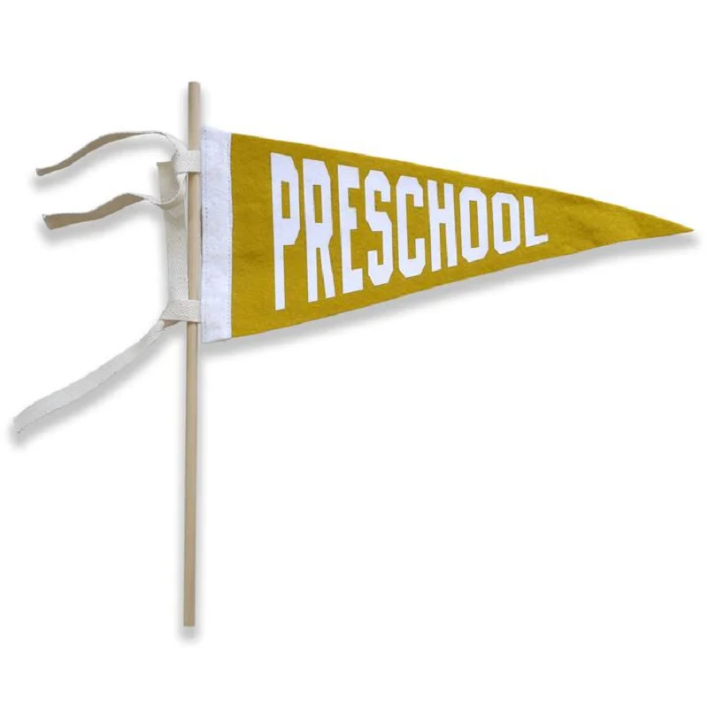 factory supply customized size colorful felt flag