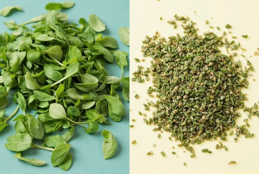 Twist-top herb container with built-in blade