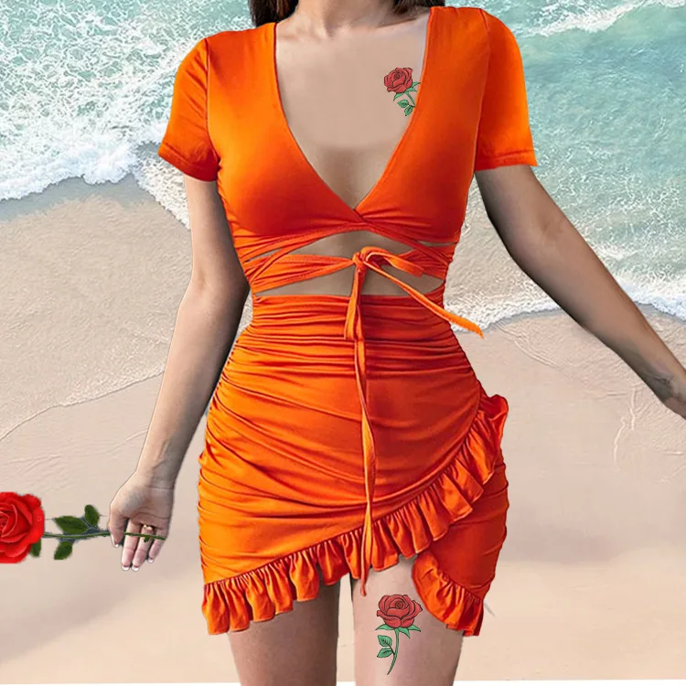 

Summer 2021 novia floral casual fiesta vestido cumpleanos bano largos de nina mujer vestidos