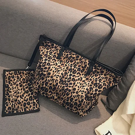 

JANHE sac a main bolsa feminina Designer Women Clutch Ladies Messenger Large Capacity Leopard Print Tote Bag Purse And Handbags, 6 colours