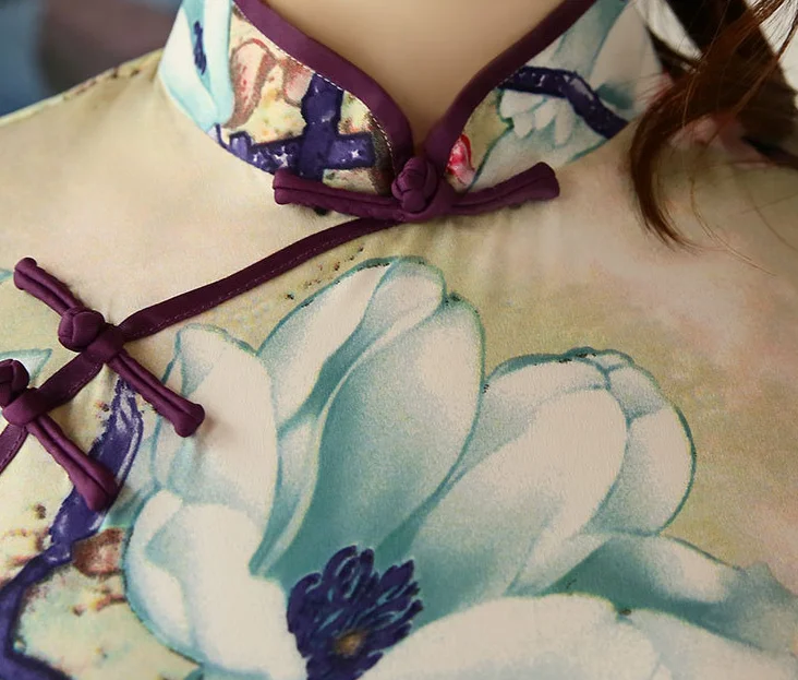 
Chinese qipao Traditional Clothing Costume Dress handmade qipao girls Traditional qipao Cheongsam classical old fashion 