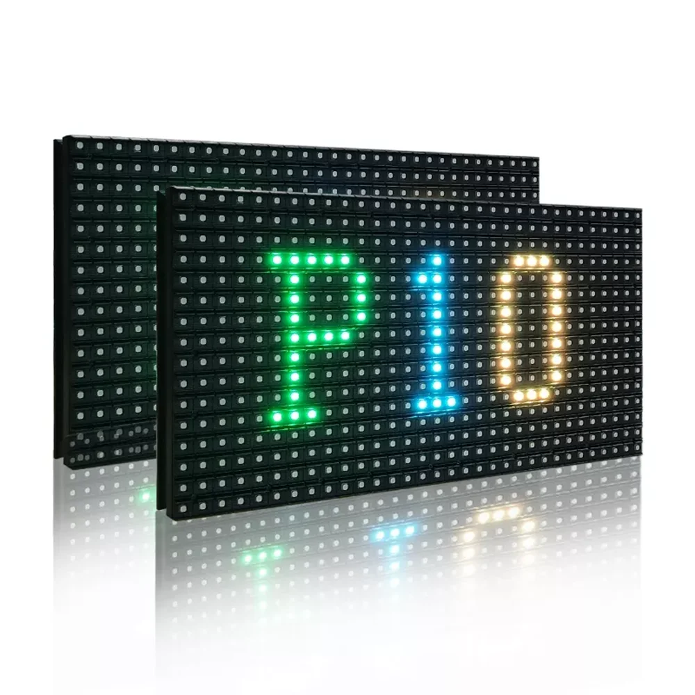 

Painel de led RGB Waterproof P10 Outdoor Full Color Hub75 320*160mm LED display screen