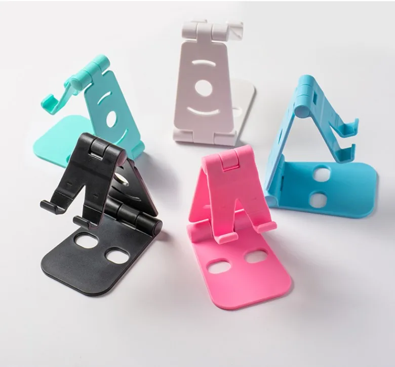 

Android universal foldable tablet holder folding plastic mobile phone stand