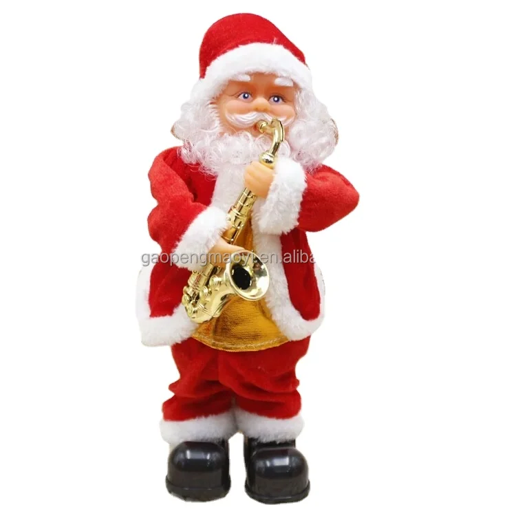 Christmas gift play musical dancing for gifts plush doll promotion