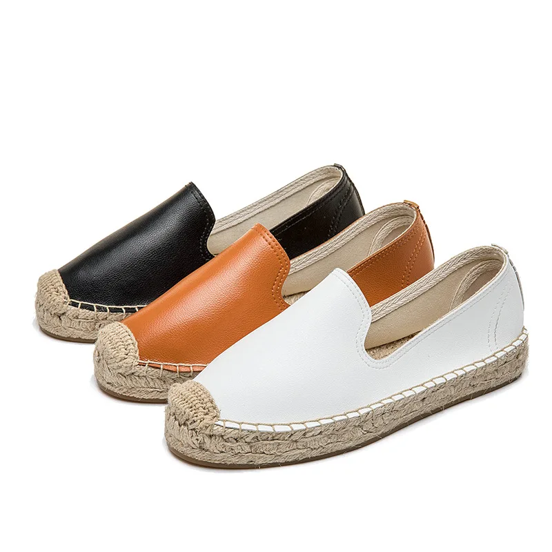 

2021 New Arrival Espadrilles For Flat Shoes Casual Hot Sale Ballet Flats Genuine Cotton Fabric Rubber Slip-on