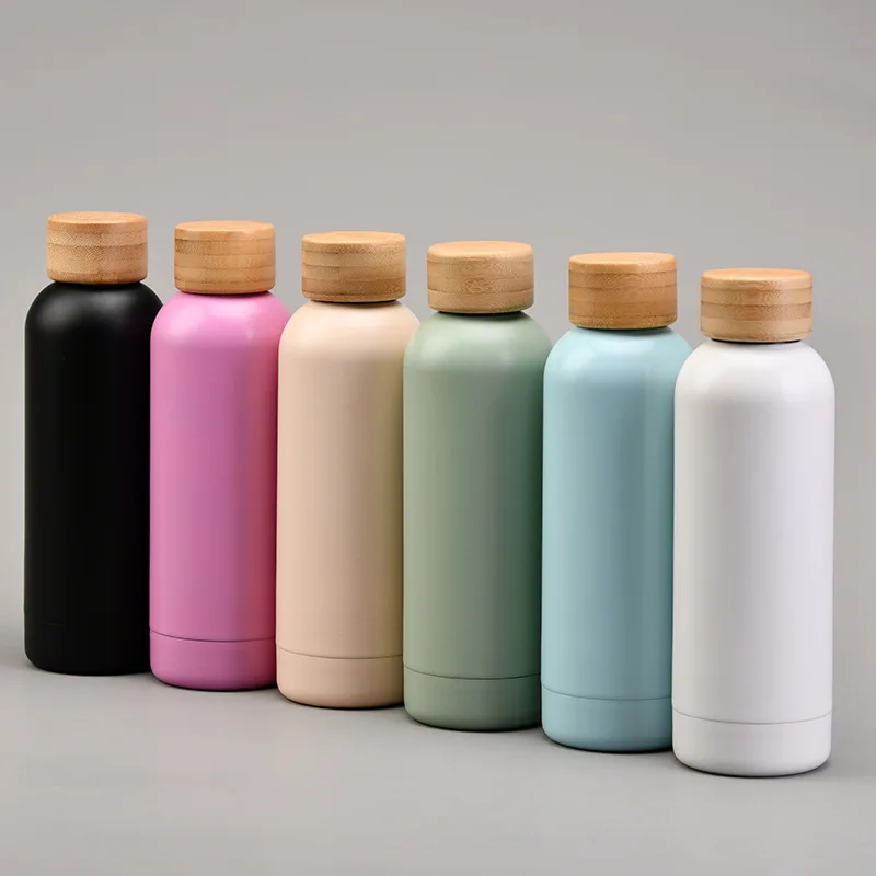 

500ml sublimation double wall stainless steel thermos vacuum flask water bottle with lip for Travel sport