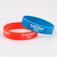 

US President Trump Silicone Wristband KEEP America Great Bracelet Trump 2020 hand ring