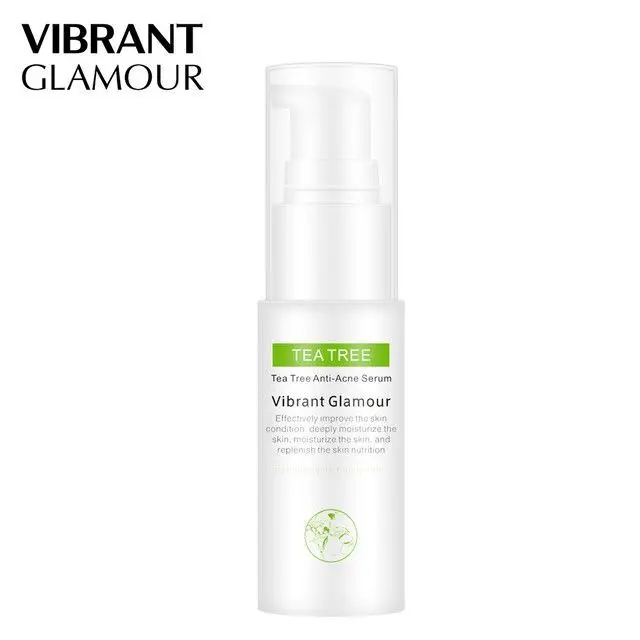 

VIBRANT GLAMOUR Tea Tree Oil Acne Treatment Face Serum Freckle Acne Whitening Moisturizing Anti-wrinkle Tighten Pores