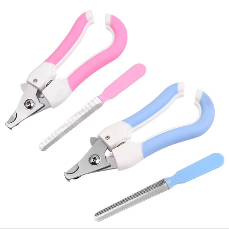 

Stainless Safety Cutter Cat Claws Curve Grooming Cleaning Set Pet Nail Scissors Clipper Set, Customized color