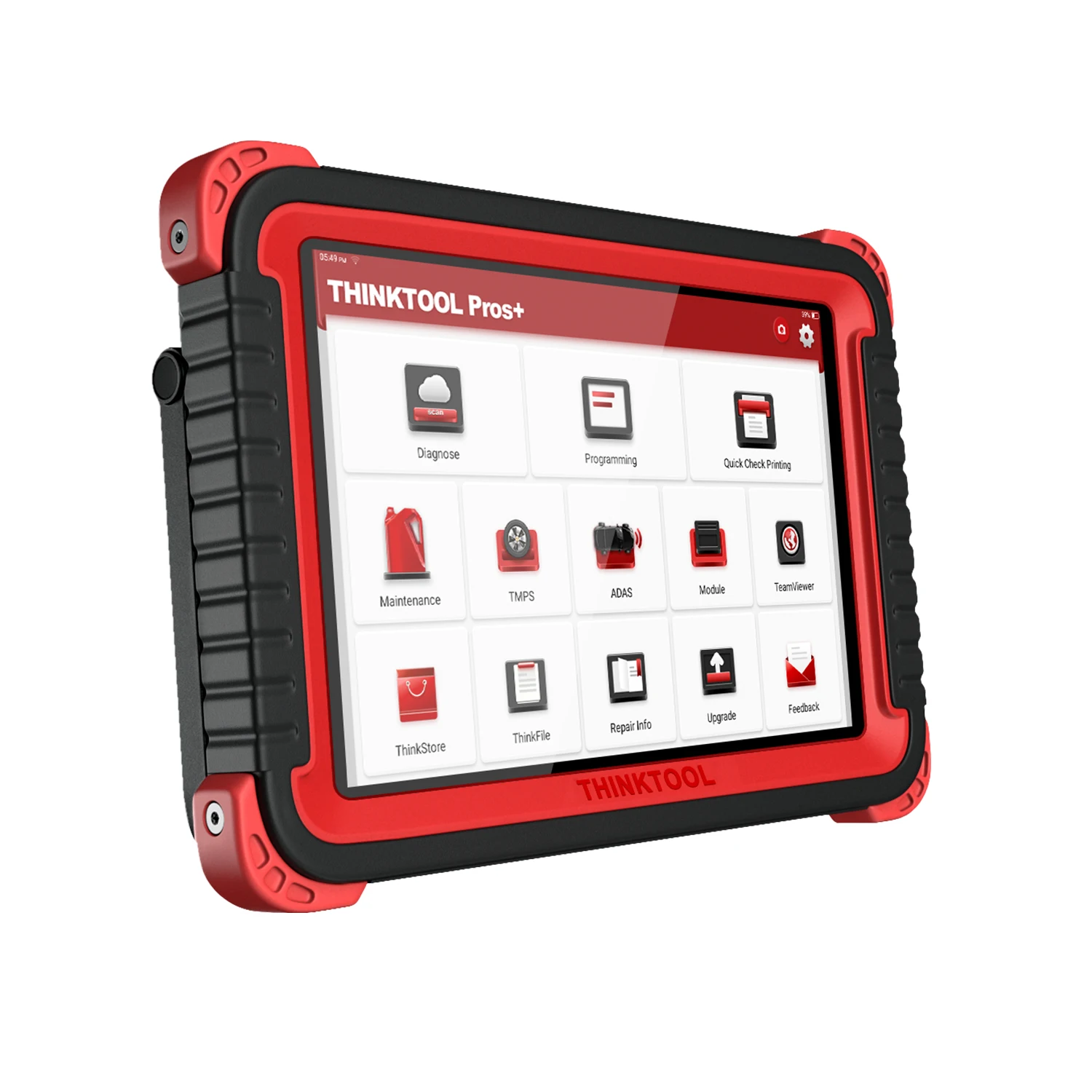 

Think car Thinktool Pros Plus OBD2 10 Inch Online Programming Diagnostic Tool ADAS Function 2 Years Free Update 28 Special Reset