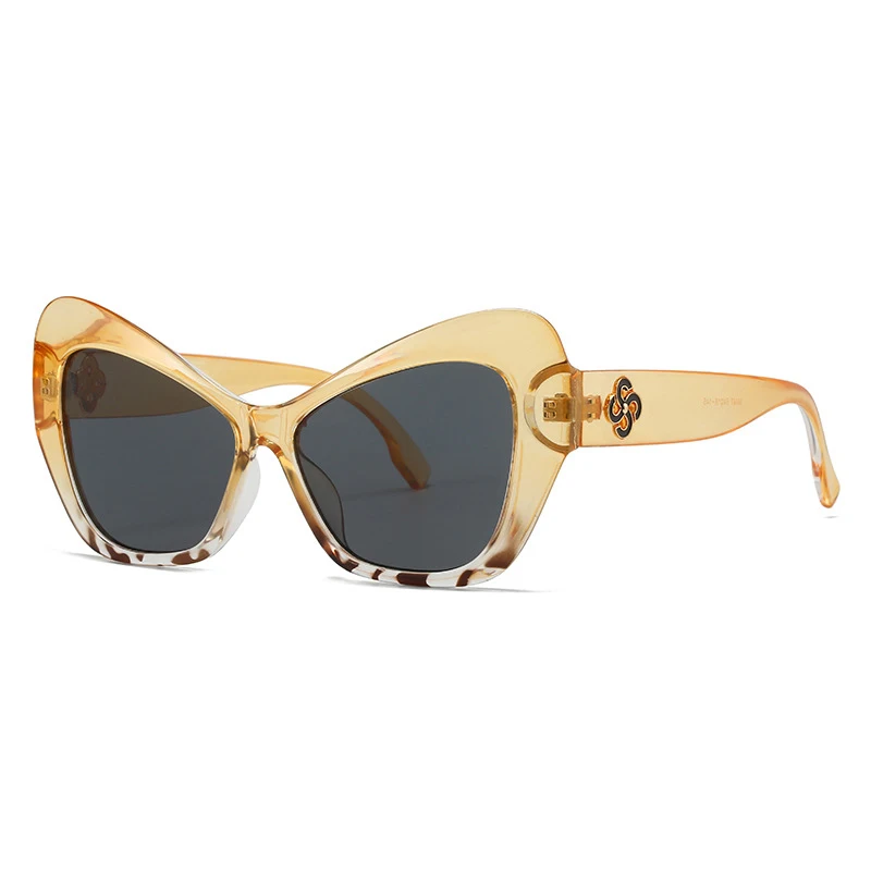 

Cat-eye square anti-blue light Print design Sunglasses for lady uv400 trend stylish safety glasses