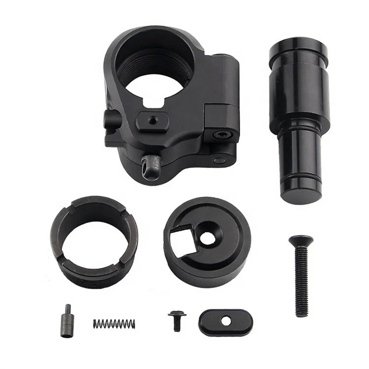 

Gun Accessories Tactical Aluminum Hunting Gun Parts M16 AR Folding Hunting Accessories, Black