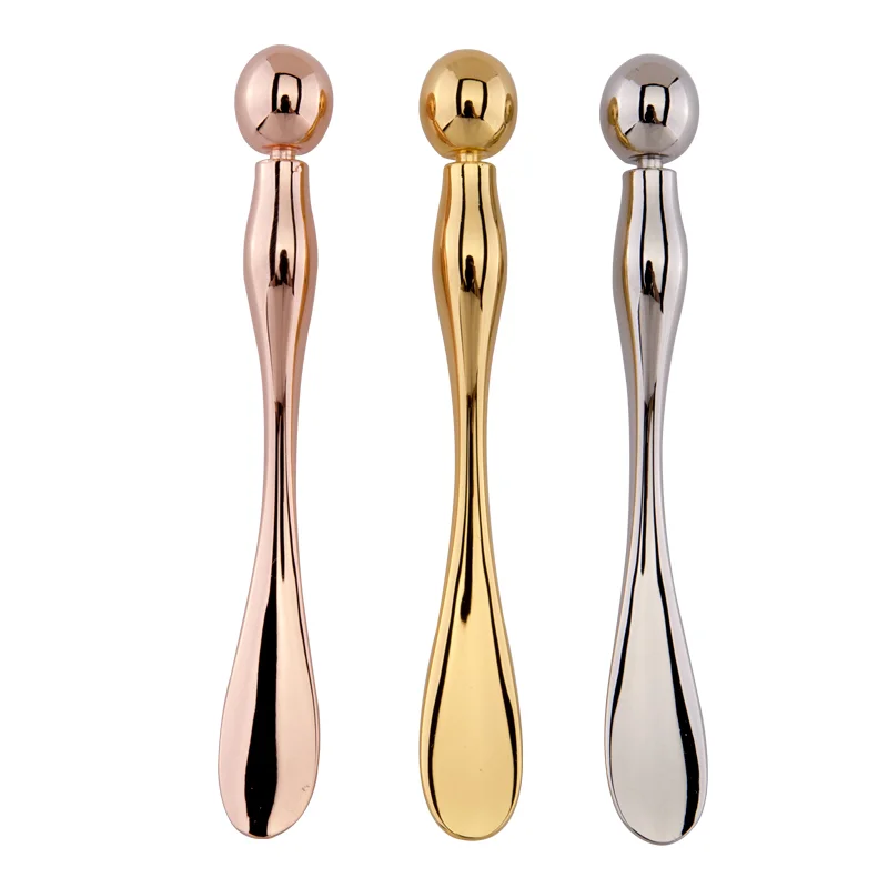 

2020 Hot Selling Mini Eye Spoon Multi Color cream spatula cosmetic eye cream spoon, Rose gold