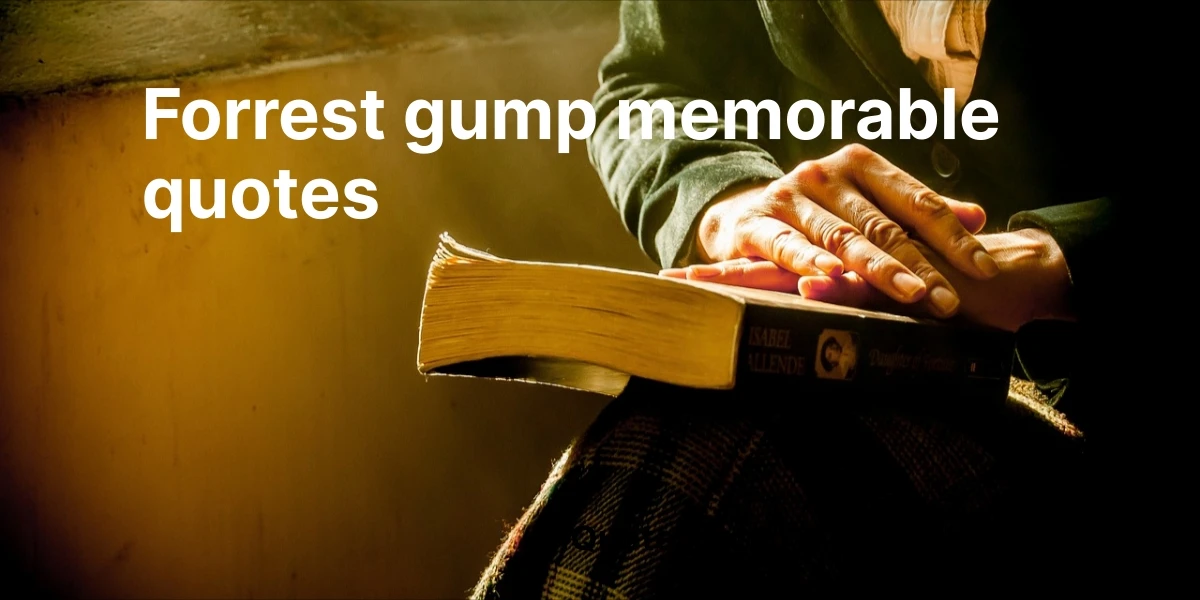 forrest gump memorable quotes