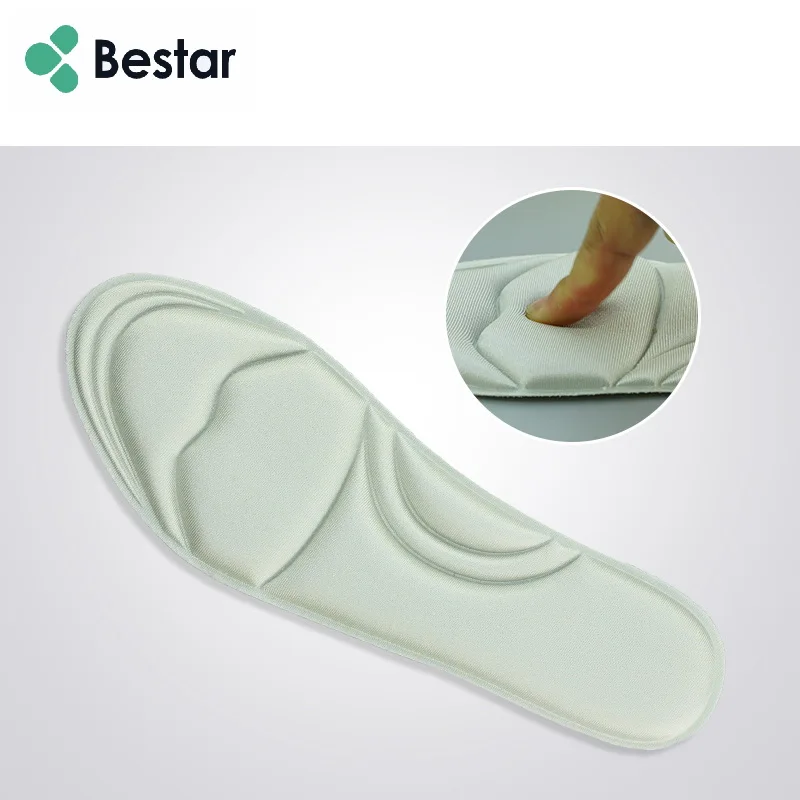 

insol manufacturer Free cutting 4D massage memory foam insoles walking insoles, As photo or customized