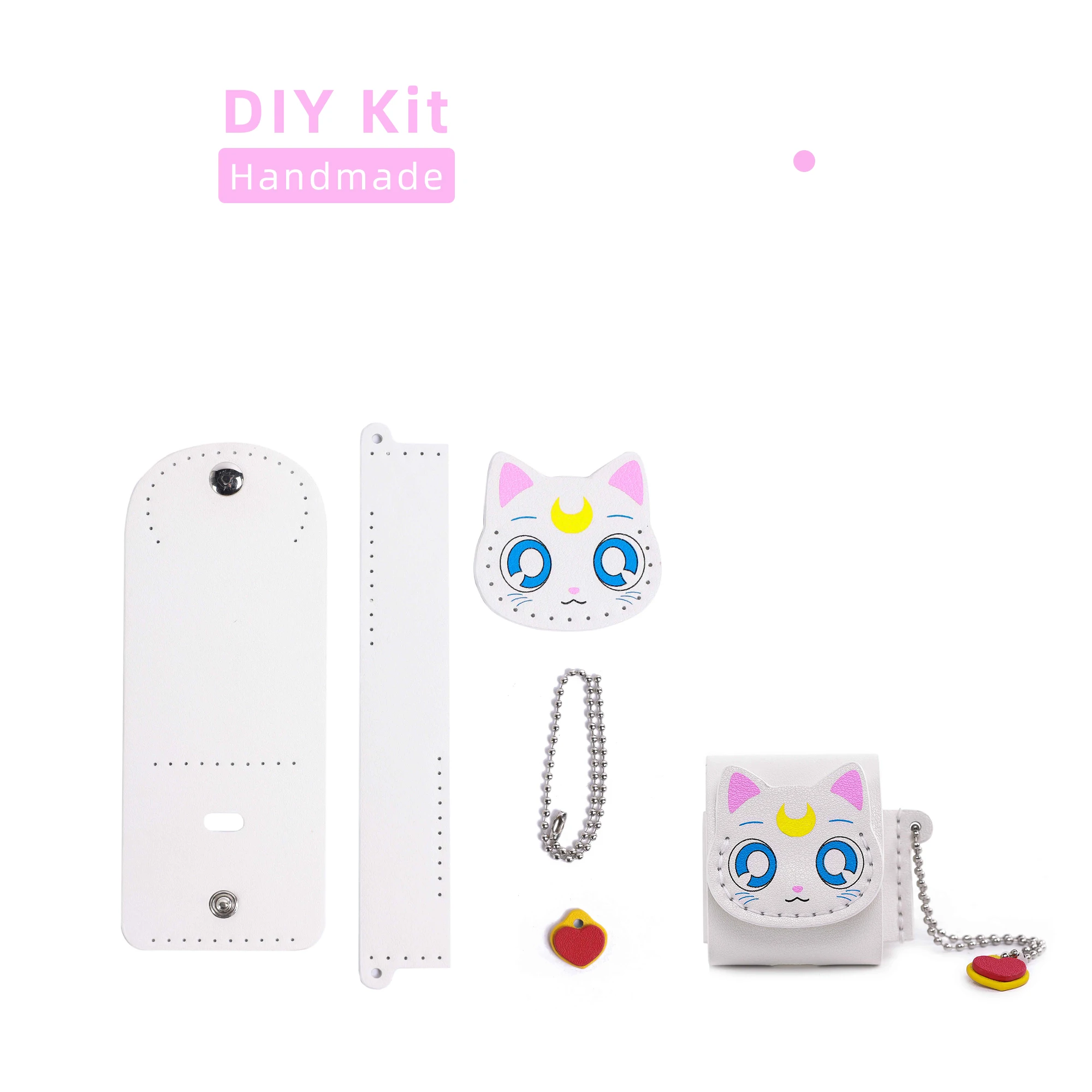 

DIY Hand Sew Kit Wireless Headphones Case Cover With Chain For Apple Airpods Pro