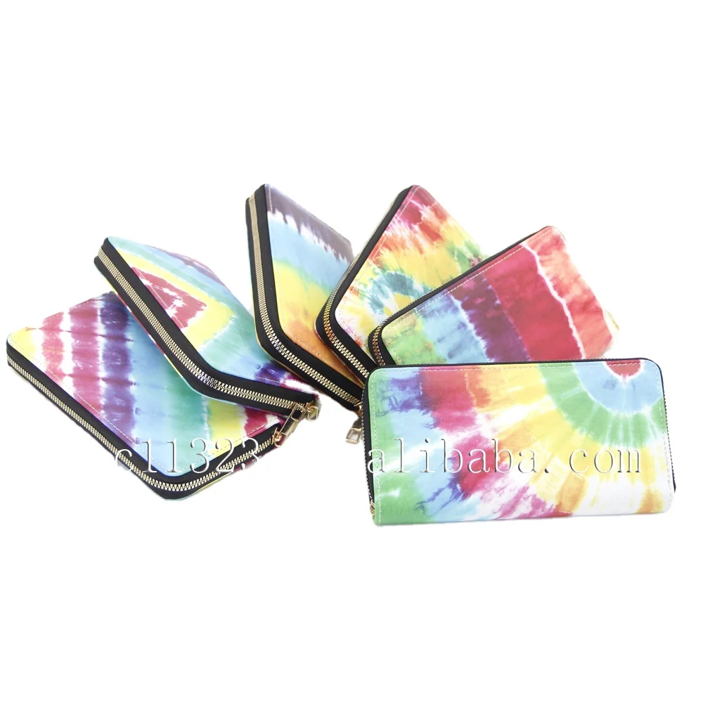 

Women Wallet Fashion Leather Wallets Colorful Picture Long Money Clutch Purse Men, Customized color