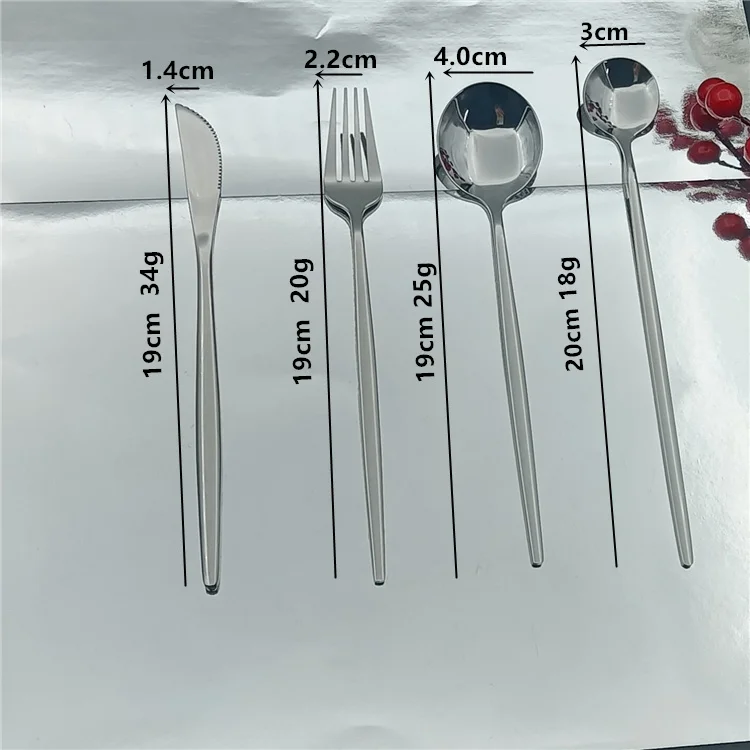 

Hot selling products cutipol goa stainless steel flatware stainless steel cutlery fork spoon knife set, Sliver