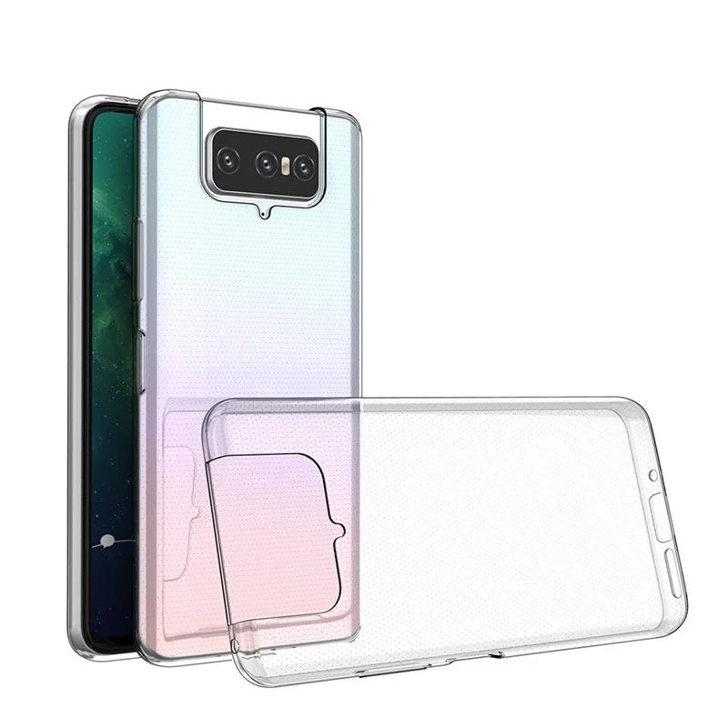 

Clear TPU Phone Case For ASUS ZenFone 4 MAX Selfie ZC520KL ZB570TL Max Pro M1 ZB633KL ROG Phone 5, Claer