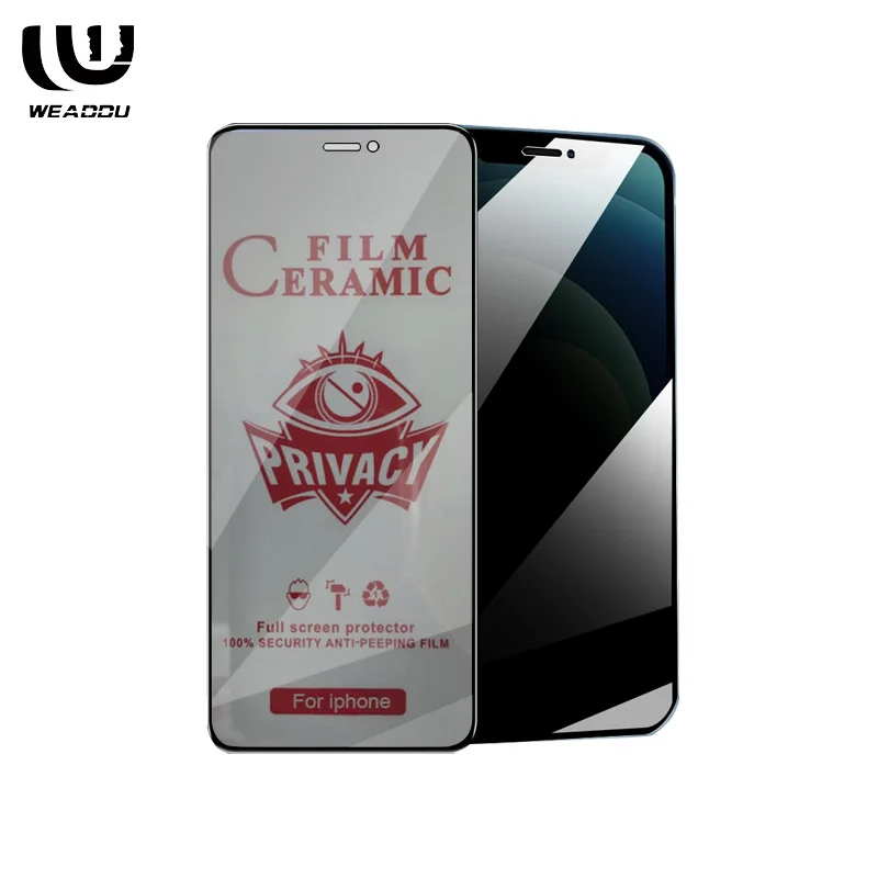 

2021 New Ceramic Film Privacy Screen Protector For iPhone 12