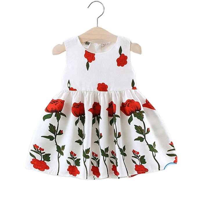 

SD-1215G new design floral patterns cotton baby girl bloomers dresses for toddlers summer wear kids clothing, As picture & customized