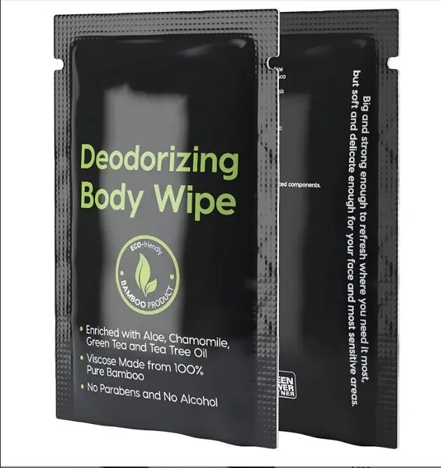 

Factory custom wet wipes Biodegradable Cheap Promotional Individual Package Deodorizing Body cleansing wipes Anti-sweat wipes