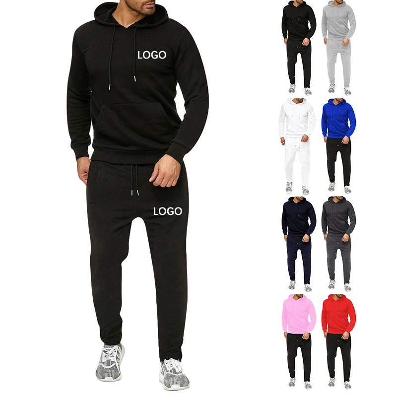 

Wholesale Bulk Casual Fitness Gym Training Wear Men Jogger Running Set Winter Track Suits Tracks Joggers Sweat suit