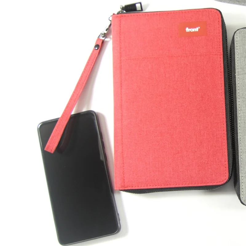 

2020 Hot Sale Custom Wallet Powerbank Storage Bag Wireless Charging 10000mah Multifunctional Storage Wallet for Business Gifts
