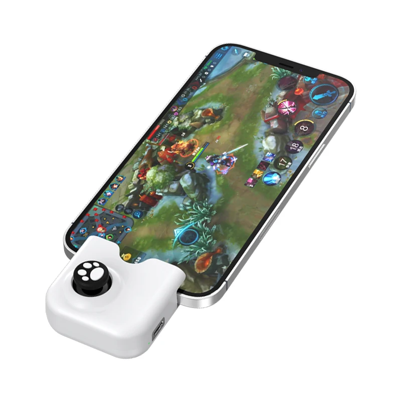 

YAO New Trending Product Mobile Phone Gaming Gamepad Joystick & Game Controller For iPhone and Android, White